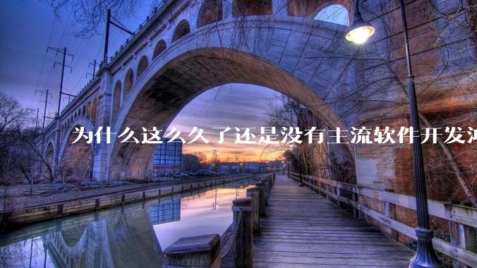 为什么这么久了还是没有主流软件开发鸿蒙版？